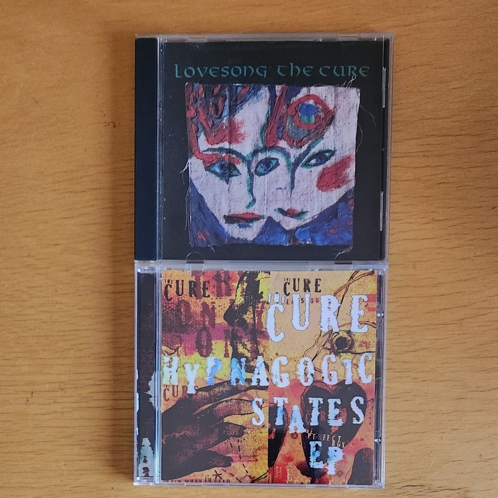 The Cure "Love Song - Single", "Hypnagogic States - EP" - CDs (Lot of 2)